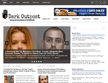 Tablet Screenshot of darkoutpost.com
